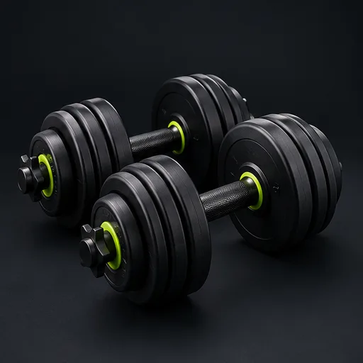 Verstelbare dumbbellset 2 × 10 kg
